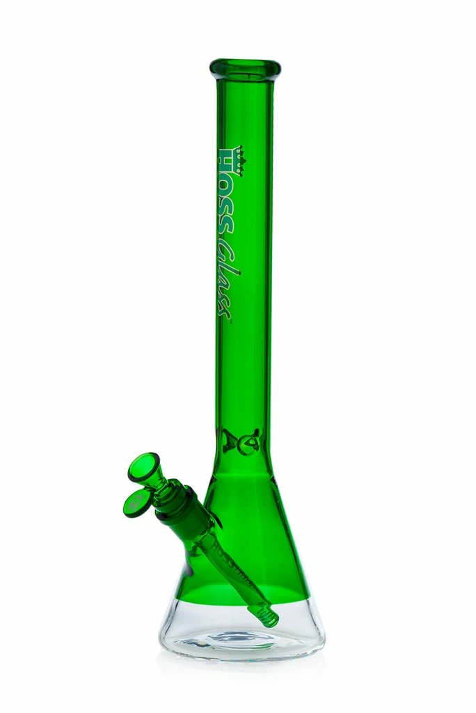 Hoss Glass 16" 38mm Diameter Colored Beaker Bong 2 Hoss Glass 16" 38mm Diameter Colored Beaker Bong