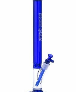 Hoss Glass Hoss Straight 16" Straight Tube Bong With Window Base