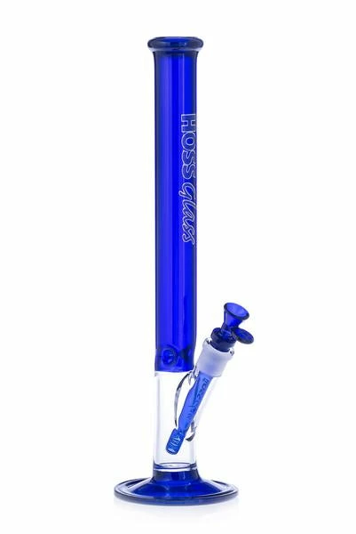 Hoss Glass Hoss Straight 16" Straight Tube Bong With Window Base 1 Hoss Glass Hoss Straight 16" Straight Tube Bong With Window Base