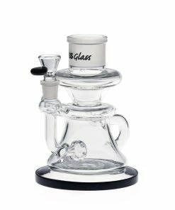 Hoss Glass Recycler Base W/ Color Accents