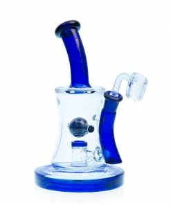 Hoss Glass Hoss 10" Tall Hourglass Marble Dab Rigs