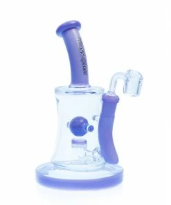 Hoss Glass Hoss 10" Tall Hourglass Marble Dab Rigs
