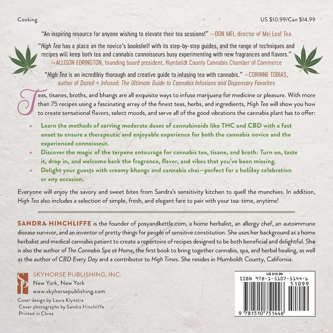 BOB Headquarters High Tea: All-Natural Cannabis Recipes For Relaxation And Wellness By Sandra Hinchcliffe 2 BOB Headquarters High Tea: All-Natural Cannabis Recipes For Relaxation And Wellness By Sandra Hinchcliffe