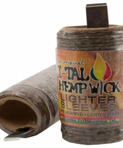 HBI I-Tal Hemp Wick Lighter Sleeve Lighters And Hemp Wicks