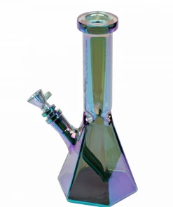 West Coast Gifts Red Eye Tek 12" Terminator Finish Hex Base Beaker Tube Bong 8 West Coast Gifts Red Eye Tek 12