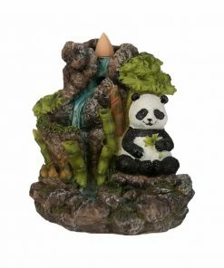 BOB Headquarters Fantasy Gifts Panda Backflow Incense Burner