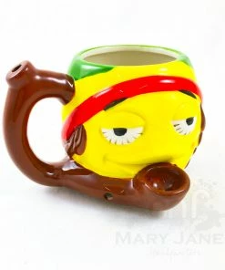 West Coast Gifts Stoner Emoji Ceramic Mug Pipe