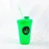 BOB Headquarters Piece Maker - Kommuter Water Pipe With Silipint - Silicone Drink Cup Topper W/ Cup Pipes