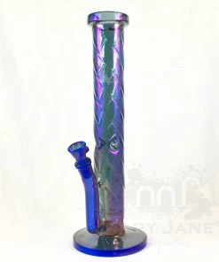 West Coast Gifts Red Eye Tek 15" Tall Metallic Terminator Finish Twist Straight Tube 8 West Coast Gifts Red Eye Tek 15