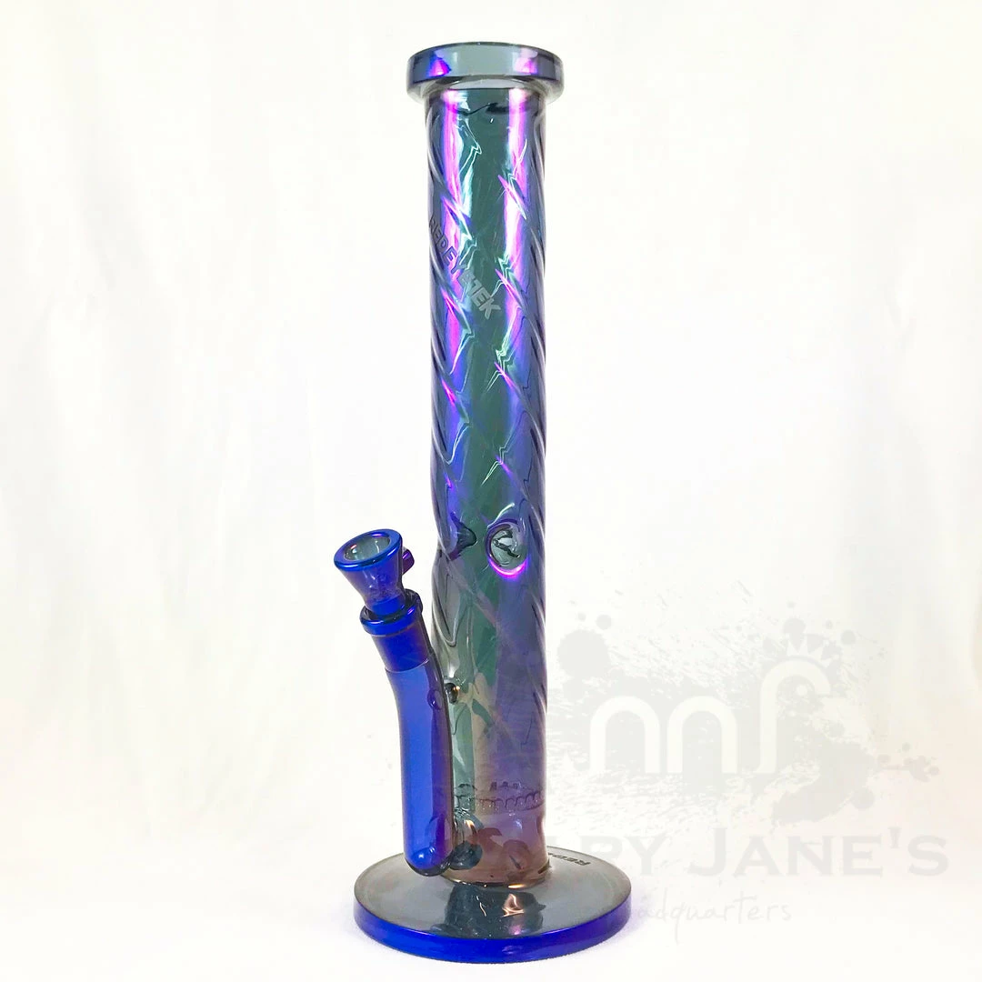 West Coast Gifts Red Eye Tek 15" Tall Metallic Terminator Finish Twist Straight Tube 4 West Coast Gifts Red Eye Tek 15" Tall Metallic Terminator Finish Twist Straight Tube