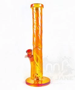 West Coast Gifts Red Eye Tek 15" Tall Metallic Terminator Finish Twist Straight Tube 7 West Coast Gifts Red Eye Tek 15