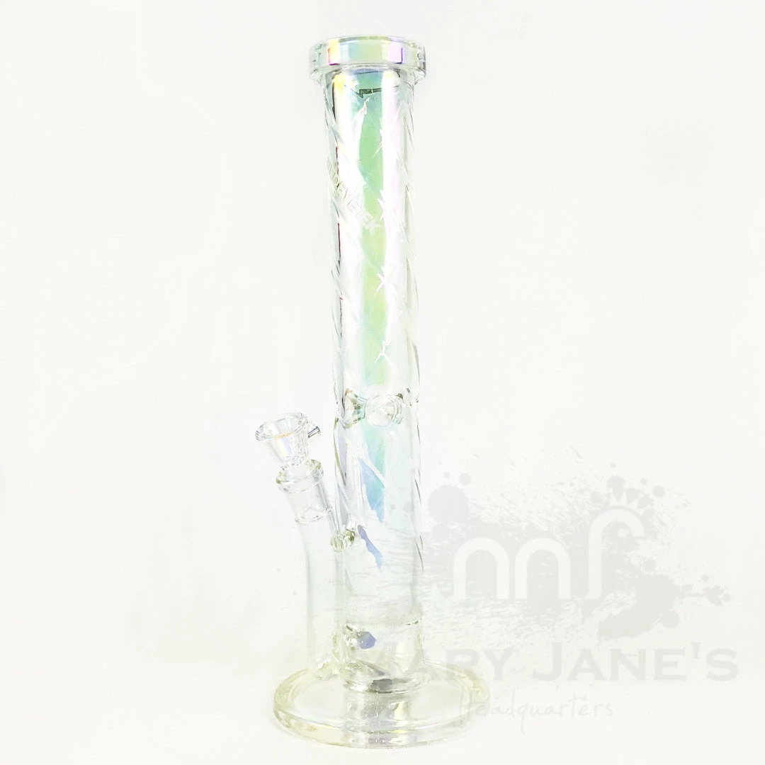 West Coast Gifts Red Eye Tek 15" Tall Metallic Terminator Finish Twist Straight Tube 2 West Coast Gifts Red Eye Tek 15" Tall Metallic Terminator Finish Twist Straight Tube