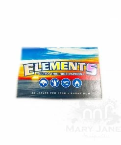 HBI Elements Ultra-Thin Rice Rolling Papers 15 HBI Elements Ultra-Thin Rice Rolling Papers