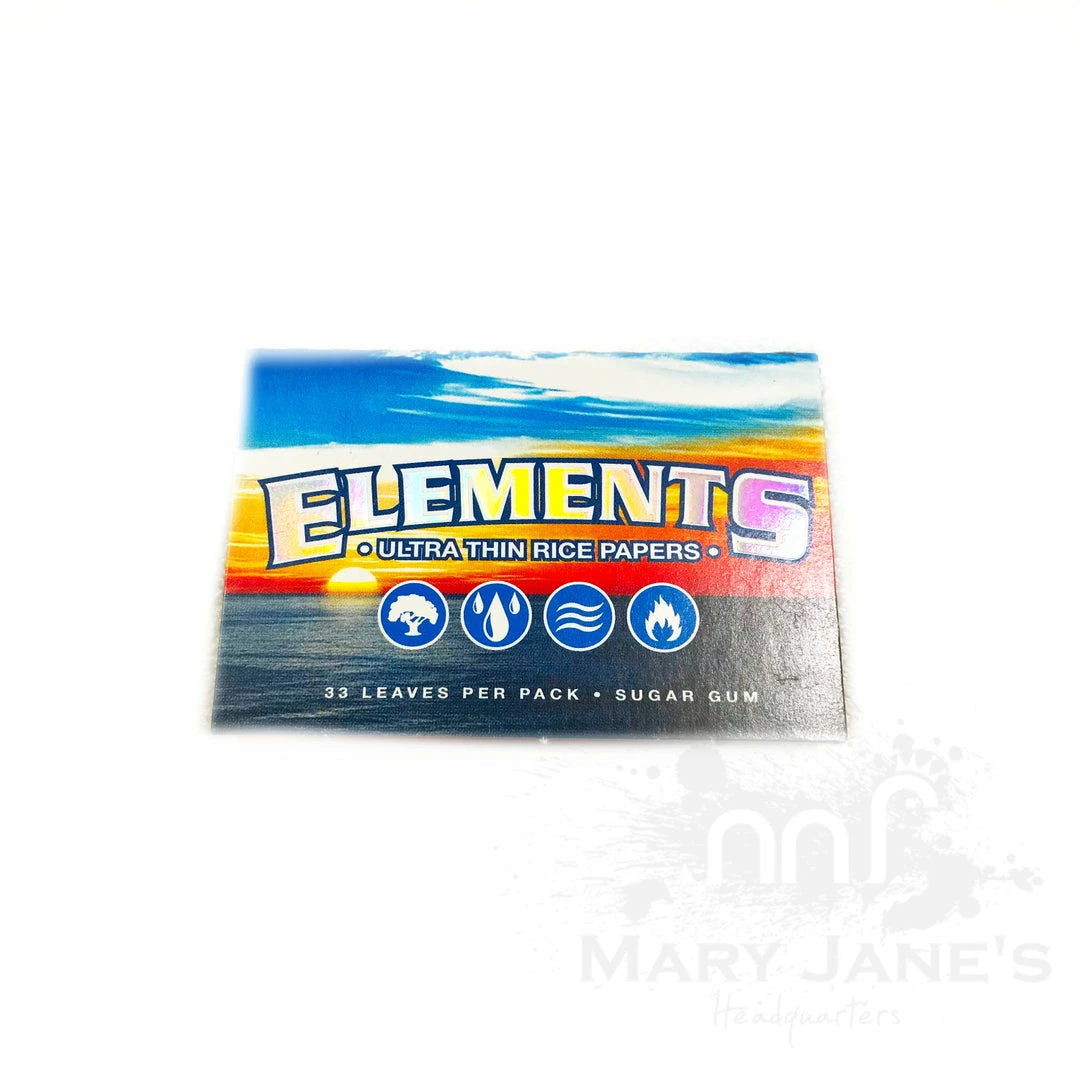 HBI Elements Ultra-Thin Rice Rolling Papers 5 HBI Elements Ultra-Thin Rice Rolling Papers