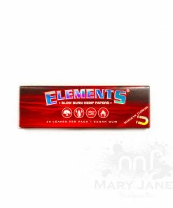HBI Elements Red Slowburn Hemp Rolling Papers