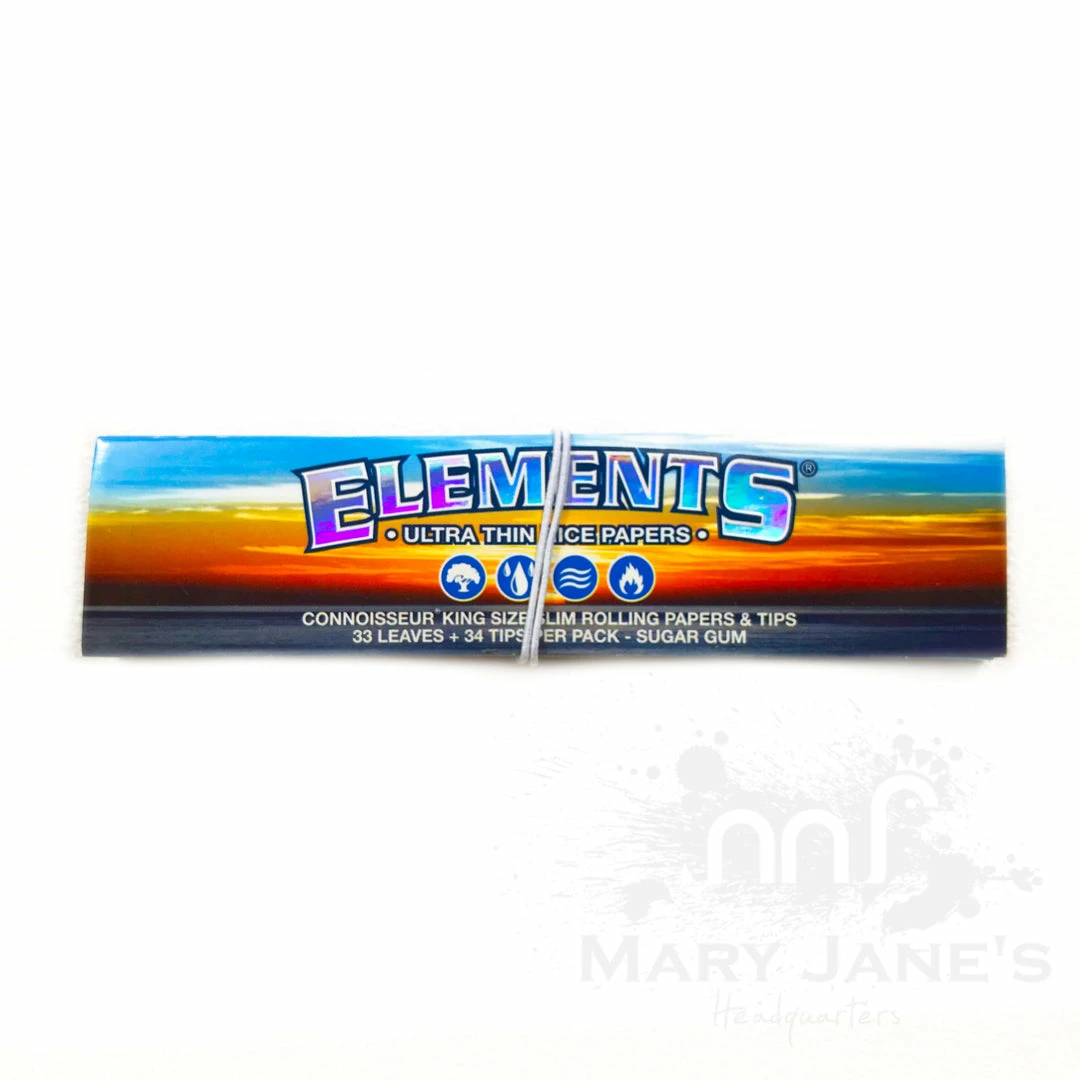 HBI Elements Ultra-Thin Rice Rolling Papers 7 HBI Elements Ultra-Thin Rice Rolling Papers