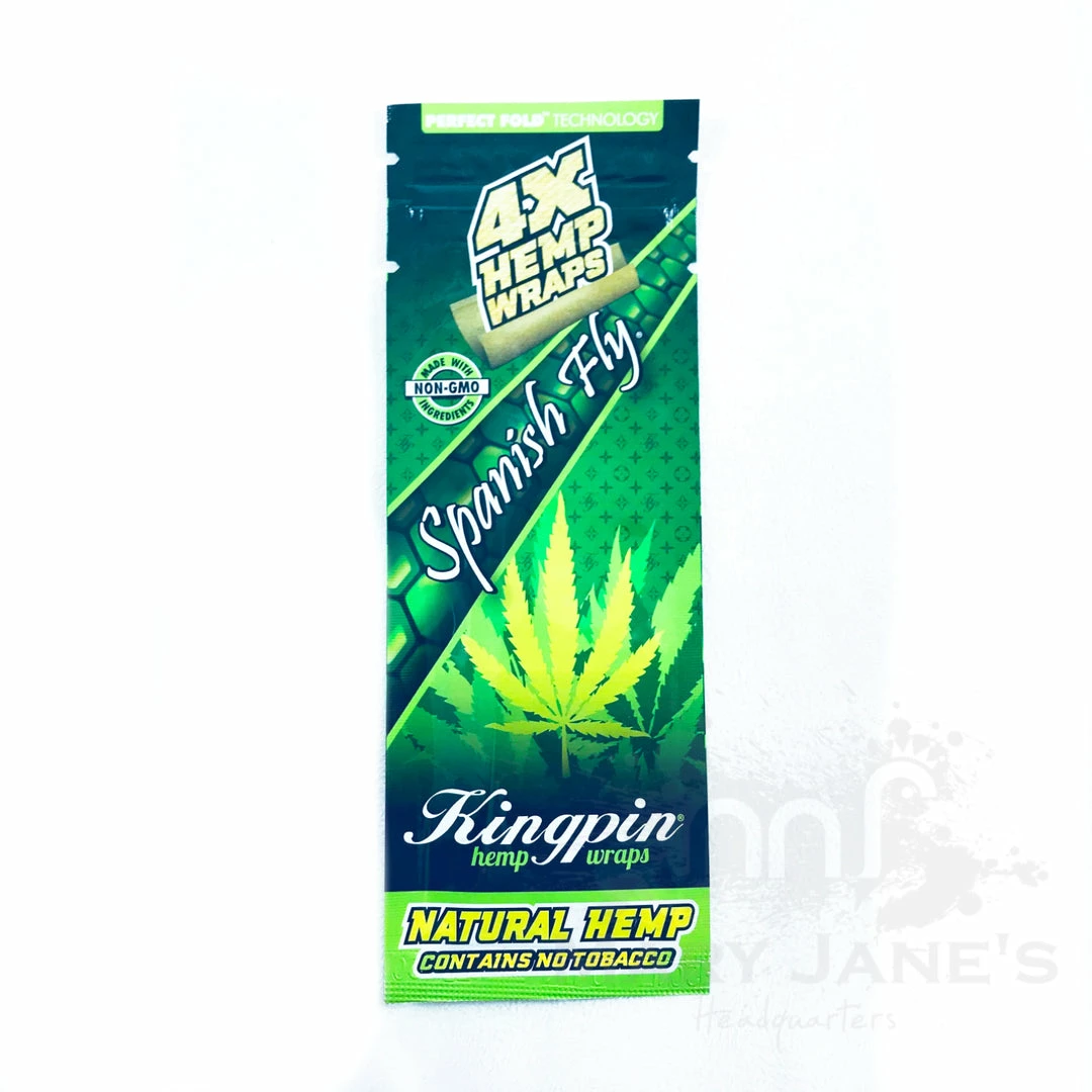 HBI Rolling Papers Kingpin Hemp Wraps 5 HBI Rolling Papers Kingpin Hemp Wraps