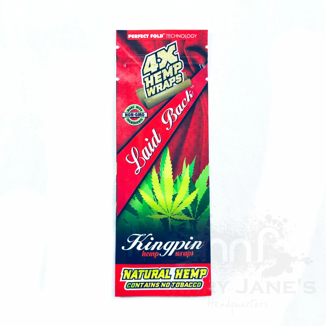 HBI Rolling Papers Kingpin Hemp Wraps 4 HBI Rolling Papers Kingpin Hemp Wraps