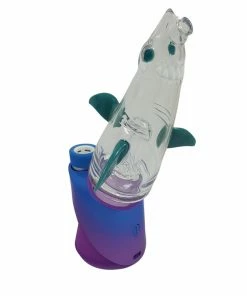Kahuna Glass Teal Shark Puffco Peak Pro Top