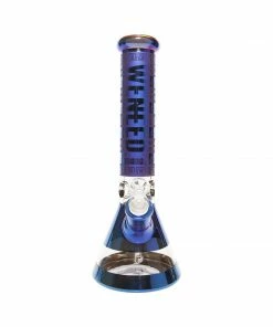 JJ Trading WENEED 14" Pictogram Ion Plated 7mm Beaker Bong