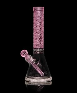 New Arrivals Milkyway Glass 15" Tall X-Morphic Evo Pink Beaker Bong