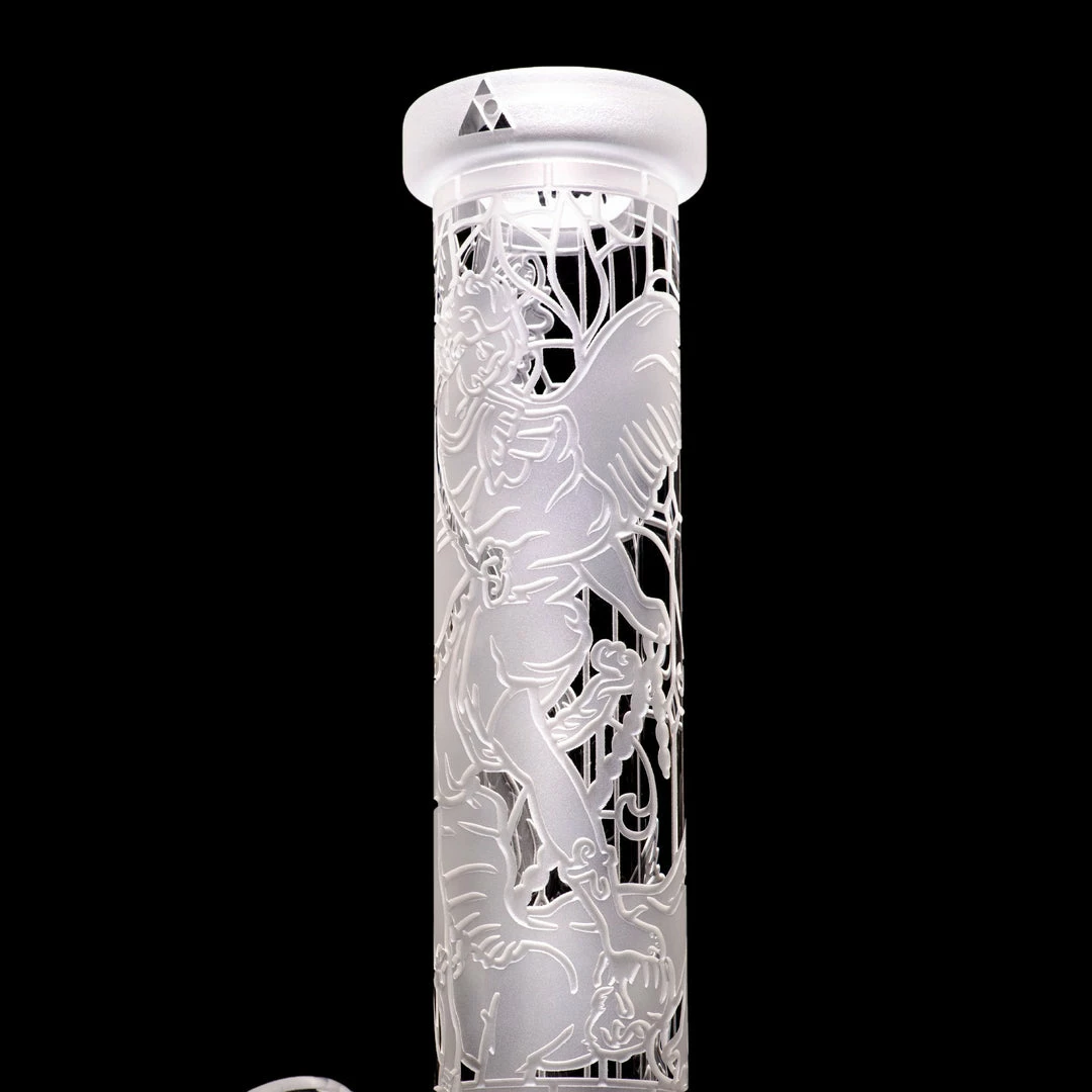 Milkyway Glass 15" Arch Angel Beaker Bong 3 Milkyway Glass 15" Arch Angel Beaker Bong