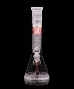 New Arrivals Milkyway Glass Bio-Grid Beaker Bong