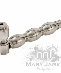West Coast Gifts Pipes Triple Chamber Nickel Metal Pipe