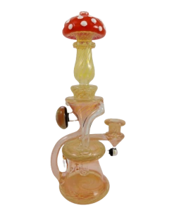 Puff New Arrivals Eckardt Glass 10.5" 14mm Mushroom Recycler Dab Rig