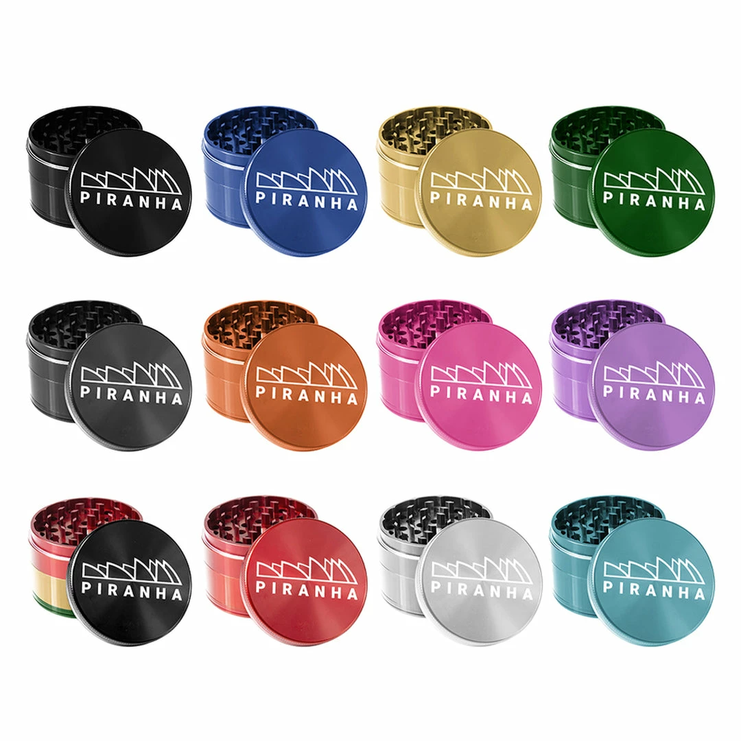 BOB Headquarters Piranha 4-Piece Grinders 1 BOB Headquarters Piranha 4-Piece Grinders