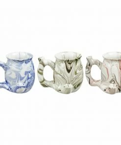 BOB Headquarters Premium Roast & Toast Ceramic Mug With Pipe - Marble