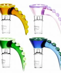 BOB Headquarters Bowls Pulsar Octopus Tentacle Funnel Bong Bowl - Assorted Colours