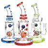 BOB Headquarters Pulsar 8" Wig Wag Ball Perc Dab Rigs - Assorted Colours