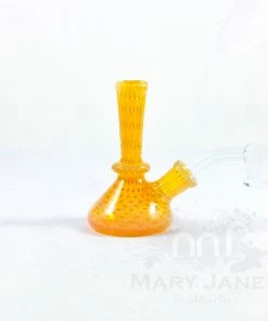 BOB Headquarters Pulsar 4" Tall Mini Fumed Beaker Dab Rig Pulsar Glass