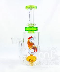 West Coast Gifts Red Eye Glass 9" Tall Dragon Dab Rig 7 West Coast Gifts Red Eye Glass 9