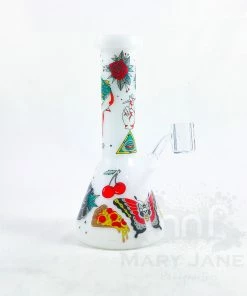 West Coast Gifts Red Eye Glass 8.5" Tall Tattoo Dab Rigs