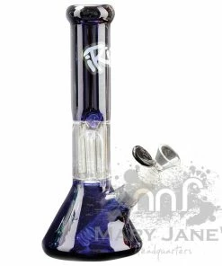 West Coast Gifts Irie Glass IRIE 10" Tall Beaker Tube Bong W/ 4-Arm Tree Perc 7 West Coast Gifts Irie Glass IRIE 10