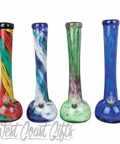West Coast Gifts Retro Glass 13" Lugano Tube With Ring Top Bongs