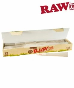 HBI Rolling Papers RAW Organic Pre Rolled Cones 8 HBI Rolling Papers RAW Organic Pre Rolled Cones