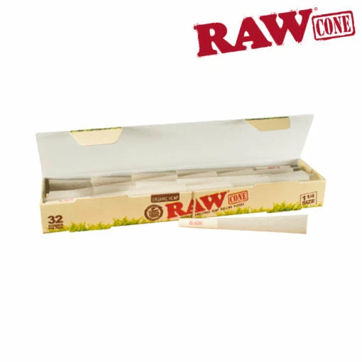 HBI Rolling Papers RAW Organic Pre Rolled Cones 4 HBI Rolling Papers RAW Organic Pre Rolled Cones