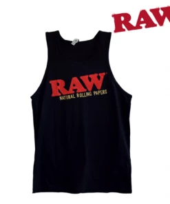 HBI Apparel Raw Mens Black Tank Top XL