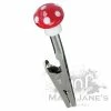 West Coast Gifts Glass Mushroom Roach Clips