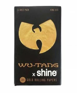 BOB Headquarters Shine & Wu-Tang Collab 24K Gold King Size Papers
