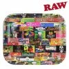 HBI Trays Raw Rolling Paper History 101 Rolling Tray – Large