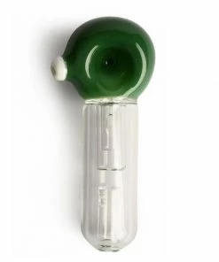 West Coast Gifts Red Eye Glass 5" Pocket Bubbler Hand Pipe