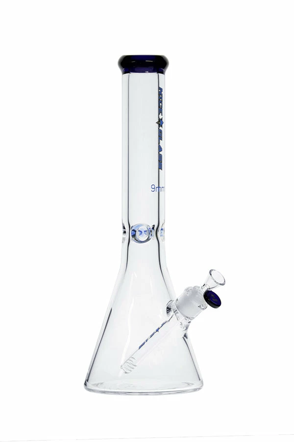 The Smokesman Nice Glass 16" 9mm Flat Mouth Beaker Bongs 3 The Smokesman Nice Glass 16" 9mm Flat Mouth Beaker Bongs