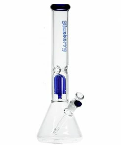 The Smokesman New Arrivals Blueberry 16 Inch 4-Arm Tree Perc Beaker Bong