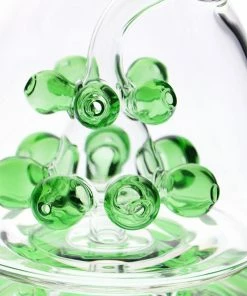 The Smokesman Nice Glass 13" Multi Bauble Perc Bong