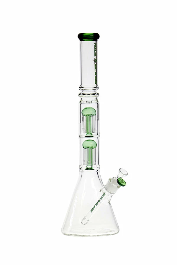 The Smokesman New Arrivals Nice Glass 19" Double 6-Arm Tree Beaker Bong 4 The Smokesman New Arrivals Nice Glass 19" Double 6-Arm Tree Beaker Bong