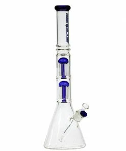 The Smokesman New Arrivals Nice Glass 19" Double 6-Arm Tree Beaker Bong 6 The Smokesman New Arrivals Nice Glass 19